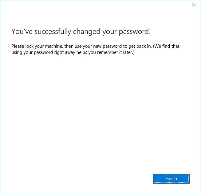 How to Change Your Password in Windows 10